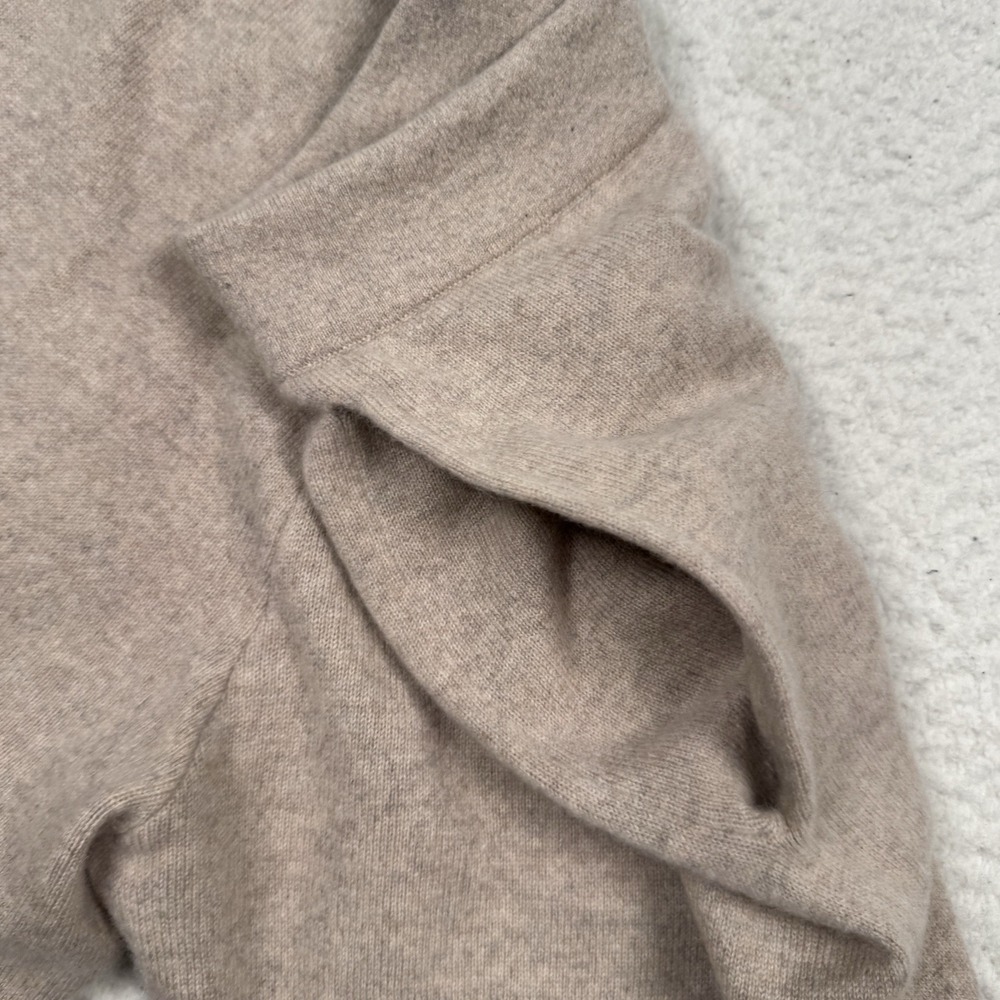 NEW NAADAM Recycled Cashmere Jogger Women's Small Oatmeal Beige Pant $195 - Picture 9 of 13